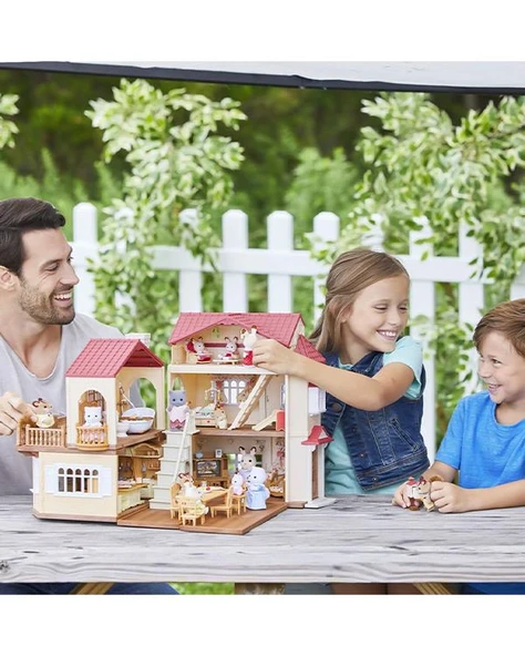 Sylvanian Families Oyun Odalı Işıklı Şehir Evi 5708 - Resim 9