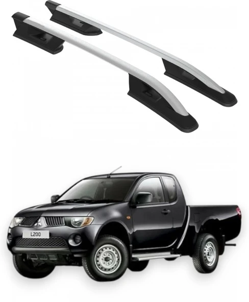 MİTSUBİSHİ L200 2006 2007 2008 2009 2010 2011 2012 2013 2014 PORTBAGAJ TAVAN ÇİTASI GRİ ürün görseli 1