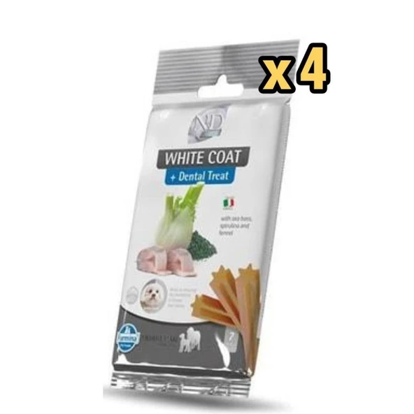 ND Dental Treat White Coat Orta ve Büyük Irk Köpek Ödülü 100 Gr x 4 Adet ürün görseli 1