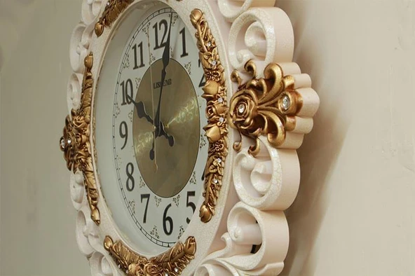 BlackCraft  Saat Sarkaçlı Akar Mekanızmalı Hediyelik Duvar Saati - Resim 3