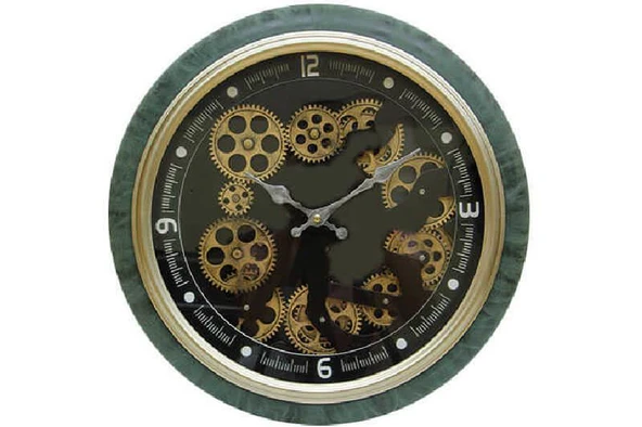 BlackCraft  Saat Çarklı Duvar Saati Dekoratif Ev Ofis Hediyelik ürün görseli 1