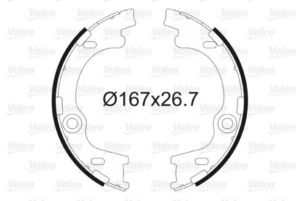 Hyundaı El Fren Balatası Sportage 04 10 Ceed 06 12 İx35 10 13 İ30 07 12 - Valeo 564186 ürün görseli