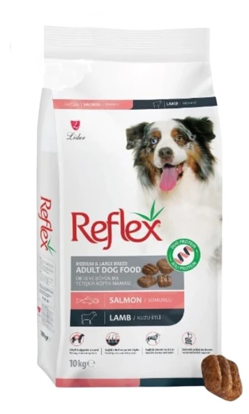 Reflex Kuzu Etli ve Somonlu Köpek Maması 10 Kg ürün görseli 1