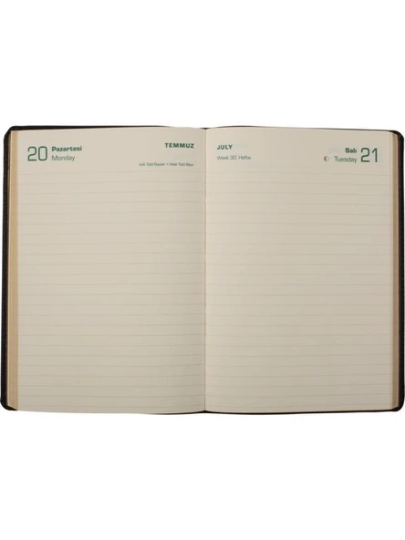 Ece Ajanda 14x20 cm Ajanda 2026 Kemer Kırmızı - Resim 4