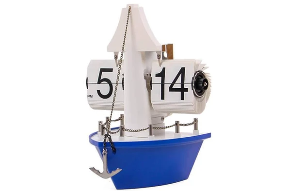 BlackCraft  Saat Güverte Masa Saati Marinn Güverte Modeli Ev Ofis Hediyelik - Resim 3