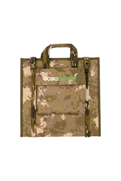 120w Katlanabilir Solar Panel Çanta | Kamuflaj Renk | Taşınabilir Hızlı Şarjlı Güneş Paneli - Resim 2