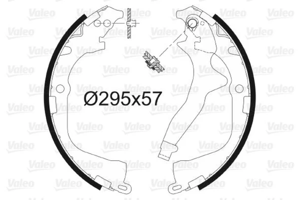 Vag Arka Fren Kampana Balatası Amarok 2.0tsi / Tdi 10> - Valeo 564148 - Resim 1