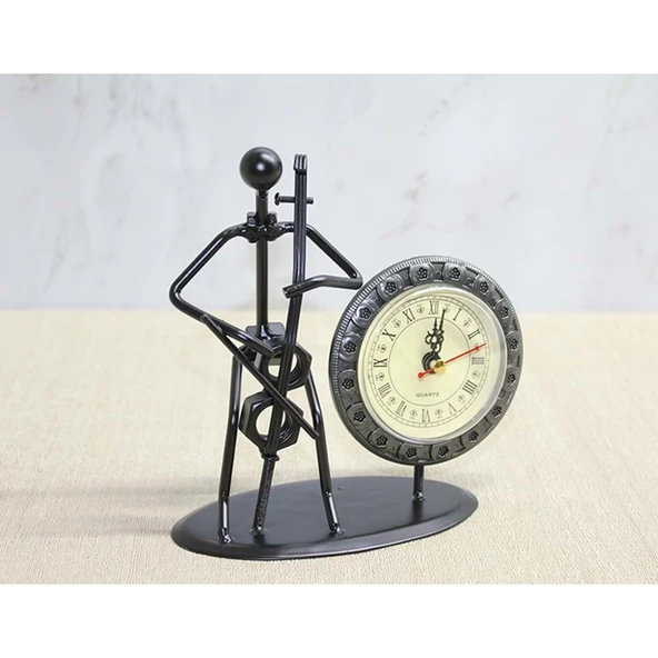 BlackCraft  Metal Saatli Keman Çalan Müzisyen ürün görseli 1