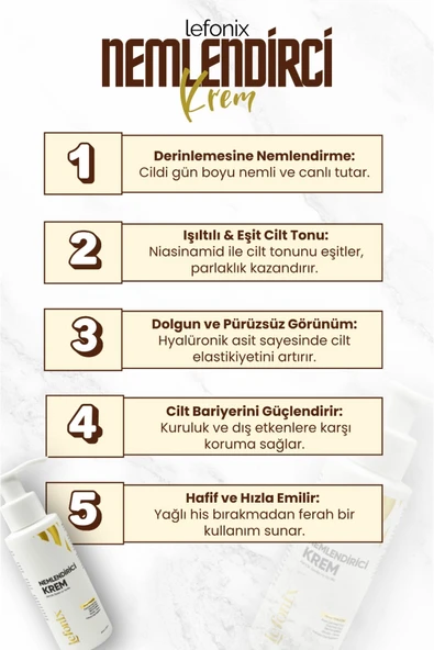 Lefonix Nemlendirici Krem 100 ml - Resim 4