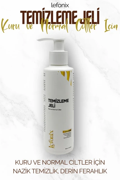 Lefonix Kuru ve Normal Ciltler İçin Temizleme Jeli 150 ml ürün görseli 1