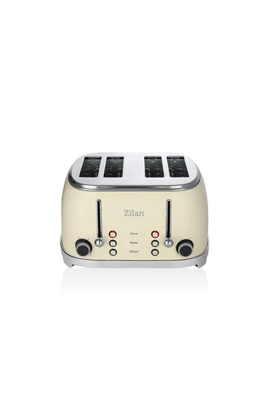 Zln1214 | Retro Ekmek Kızartma Makinesi | 6 Kademeli | Buz Çözme | Yeniden Isıtma | 1500w - Resim 8