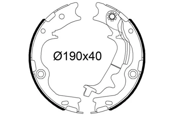 Hyundaı El Fren Balatası Hyundaı İx35 09-> Tucson 15-> Kia Sportage 10->portage 10-> - Valeo 564255 ürün görseli