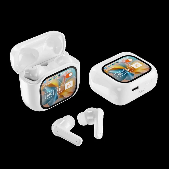 Volkano X-39 Touchscreen TWS Ekranlı Kulaklık - Resim 3