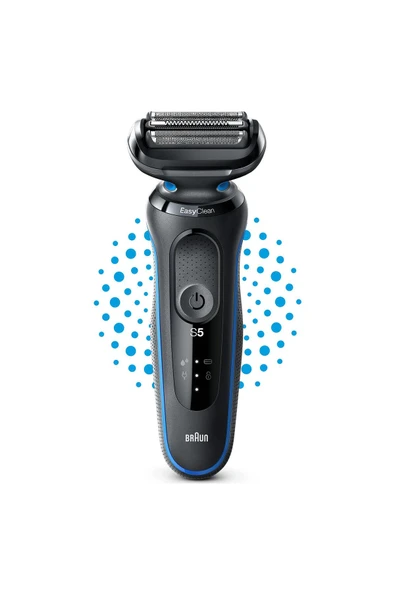 Braun Yeni Seri 5 B1000s Kablosuz Tıraş Makinesi, Autosense, Easyclean, Easyclick, Islak & Kuru - Resim 7