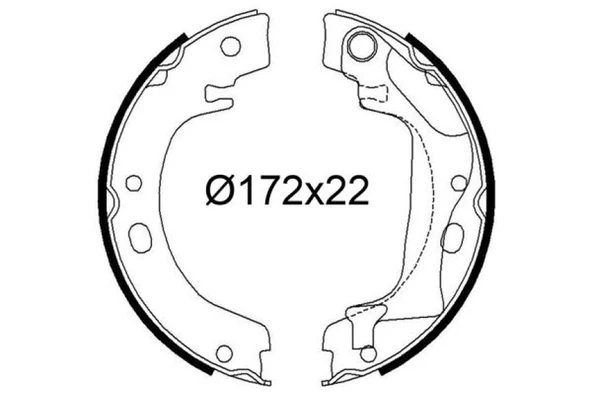 Toyota El Fren Balatası Pabuc Toyota Corolla 1.4 1.6 Vvti 1.4 D4d 2002-2007 (e12) - Valeo 564239 ürün görseli