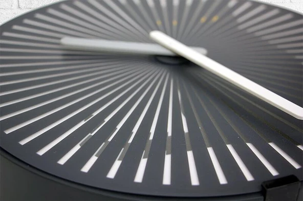 BlackCraft  Saat Hareketli Kedi Sesli Duvar Saati Kedili Dekoratif Hediyelik - Resim 3