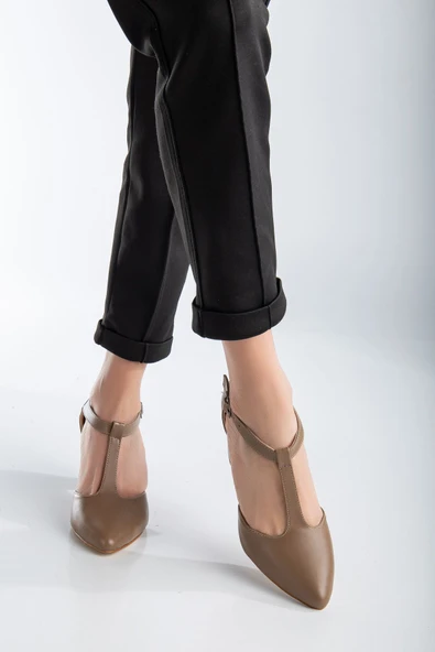 Niven Vizon Cilt Topuklu Kadın Ayakkabı - Resim 2