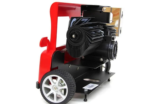 BlackCraft  Saat Flip Araba Masa Saati Araba Modeli Dekoratif Hediyelik - Resim 3