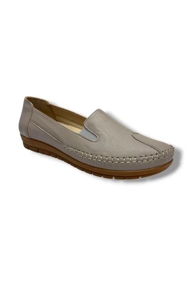 Üçel 134-26 Hakiki Deri Anatomik Lastikli Kadın Ayakkabı - Resim 4