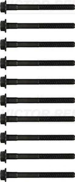 Toyota Silindir Kapak Saplaması Corolla 1,3 Karb .12v 1988-1997 2e Motor (10 Adet) - Victor Reinz 14-55001-01 ürün görseli 1