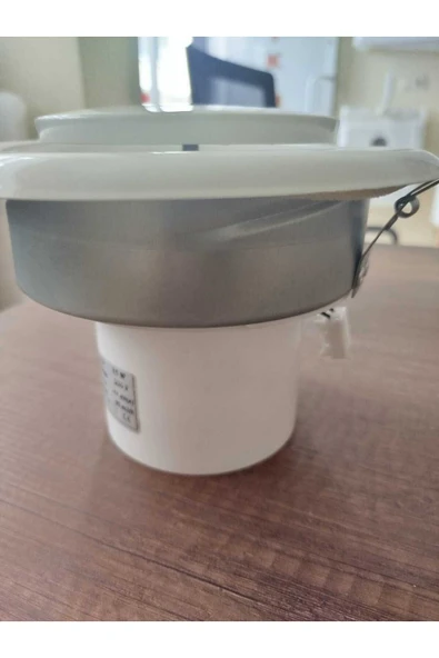 ÇELİK MENFEZ Wc/banyo Havalandırma Menfezi Yuvarlak Fanlı Yaylı Anemostat - Resim 7