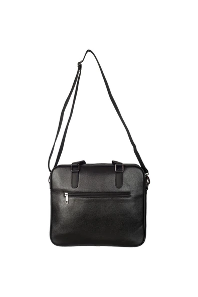 Polo Assn. Deri Evrak Çantası Siyah Plevr6753 - Resim 4