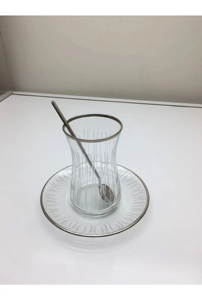 Pinkev 6 Adet Paslanmaz Çelik Kararmaz Çay Kaşığı - Resim 4