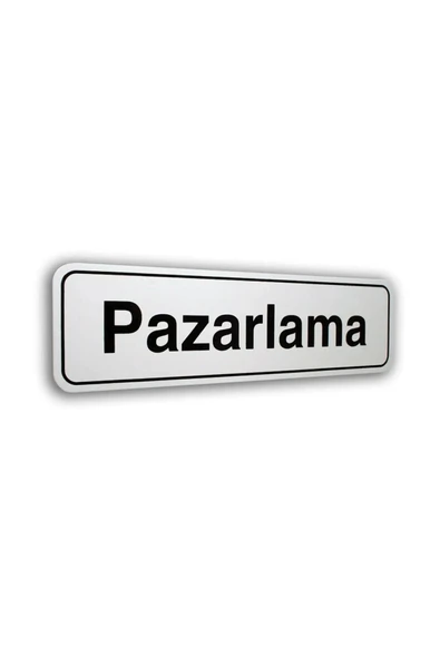 İzmir Fırça " Pazarlama "Luna Pvc Elegan Kapı İsimliği  7X25 Cm 553002 ürün görseli 1