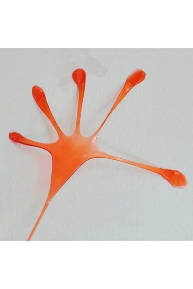 Kampus Kırtasiyem Jaru Süper Esnek Eğlenceli Yapışkan El Snap Hand iki Uçlu Yapışkan El - Turuncu - Resim 3