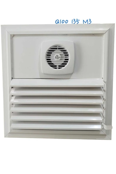 Home Banyo Menfezi Fanlı-alüminyum 60*60 Beyaz ürün görseli