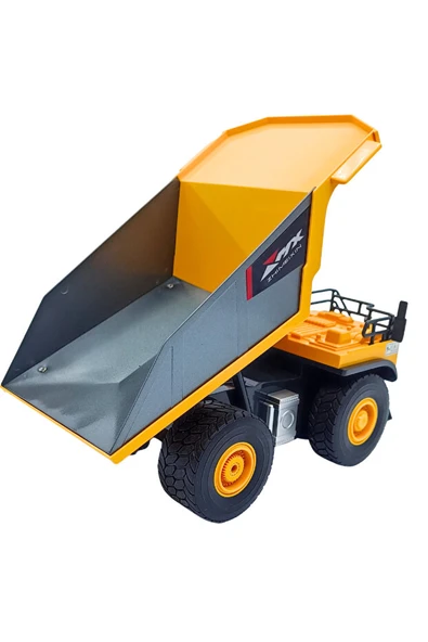 Kamyon 1:18 Ölçek 9 Kanallı Uzaktan Kumandalı Damperli Kamyon - Resim 2