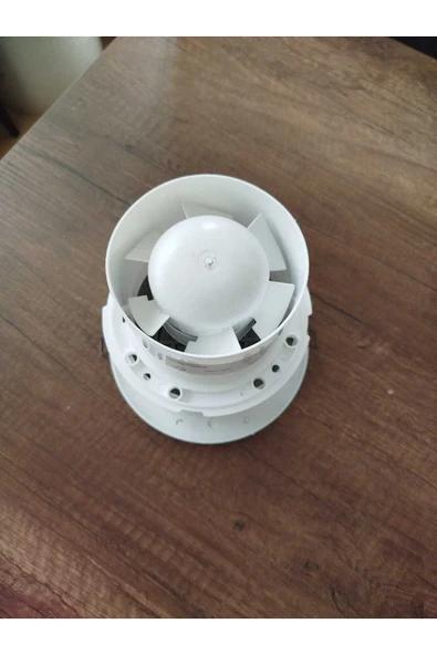 ÇELİK MENFEZ BANYO-WC HAVALANDIRMA MENFEZ+FAN PLASTİK Q125 - Resim 4