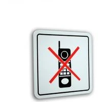 İzmir Fırça  " Cep Telefonu Yasak "  Luna Pvc Elegan Sembol12X12 Cm 552258 ürün görseli 1