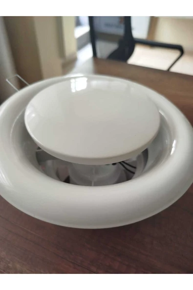 ÇELİK MENFEZ Wc/banyo Havalandırma Menfezi Yuvarlak Fanlı Yaylı Anemostat ürün görseli