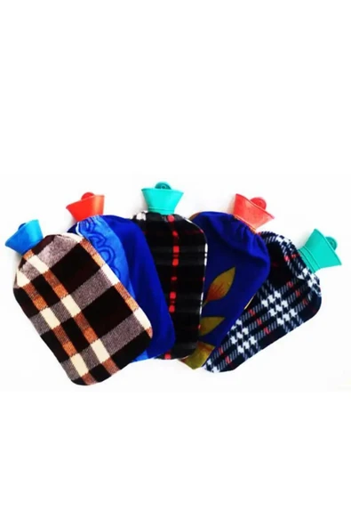 Kampus Kırtasiyem 33x19 Cm 2 Lt Polar Kılıflı Termofor Sıcak Su Torbası Karın Ağrısı Bel Ayak Isıtıcı "1 ADET" - Resim 2