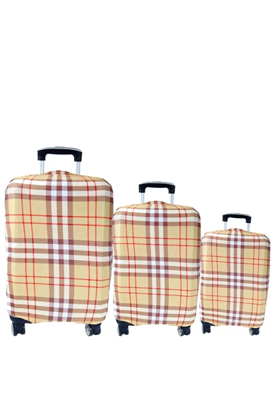 (My#142 Desen) VALİZLER İÇİN KILIF SETİ (KABİN ORTA VE BÜYÜK) ürün görseli 1