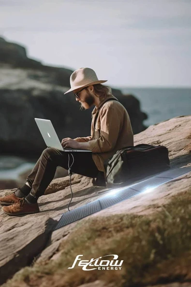 Fellow Energy 50W Katlanabilir Solar Çanta Panel - Resim 7