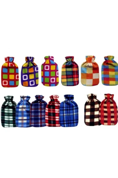 Kampus Kırtasiyem 33x19 Cm 2 Lt Polar Kılıflı Termofor Sıcak Su Torbası Karın Ağrısı Bel Ayak Isıtıcı "1 ADET" - Resim 4