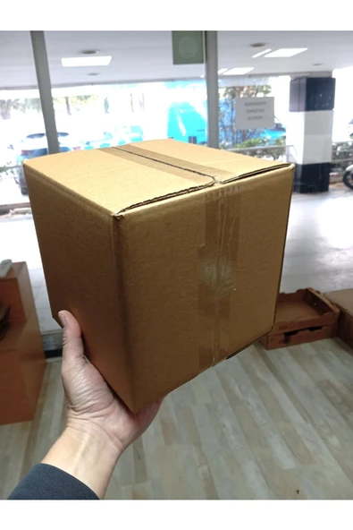 Pinkev 10 Adet Çift Oluklu Küçük Boy Ambalaj Kolisi 20x20x20cm - Resim 4