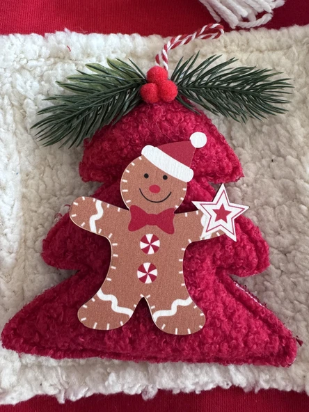 Yılbaşı Ağacı Premium Kırmızı Polar Kedi Kıyafeti | Kapüşonlu Noel Kedi Sweatshirt - Resim 6