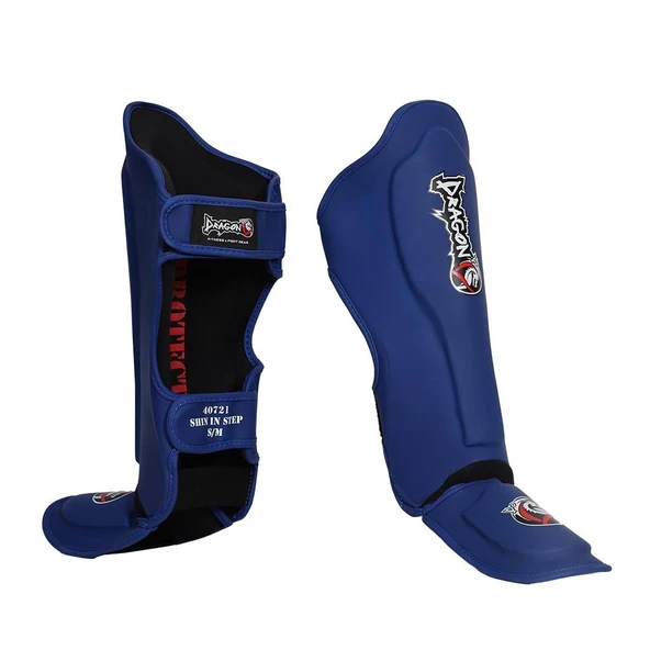 DragonDo 40721-P Muaythai Kaval Ayak Koruyucu 1125 Mavi Kick Boks Kaval Koruyucu - Resim 3
