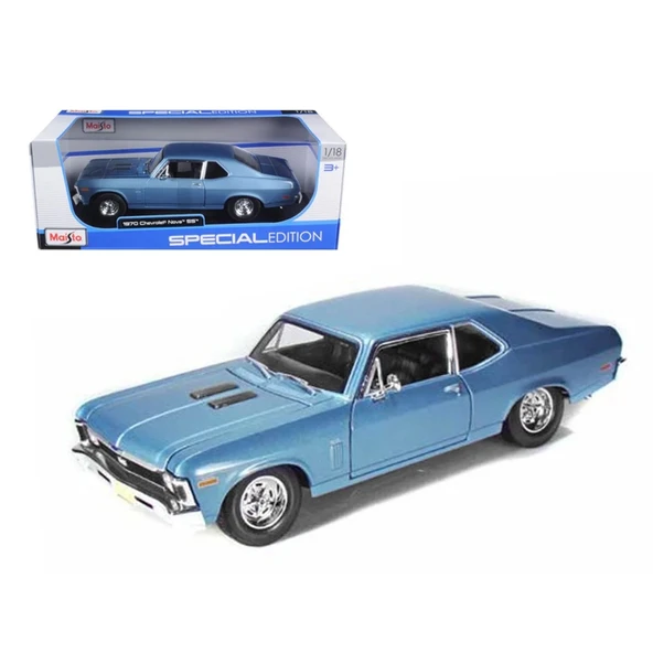 Maisto Chevrolet Nova Ss 1970 Model 21262 - Resim 2