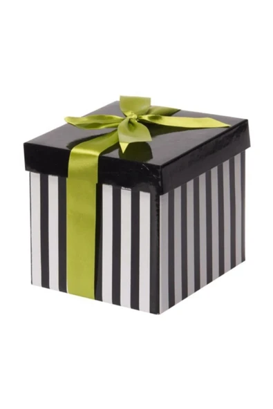 Kampus Kırtasiyem Beyaz Katlanabilir Hediye Kutusu 12,5x12,5 Cm ürün görseli 1