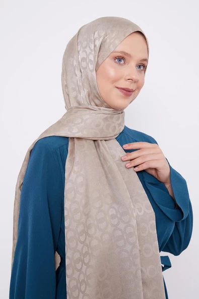 Vizon Halka Desen Jakarlı Janjan şal ürün görseli