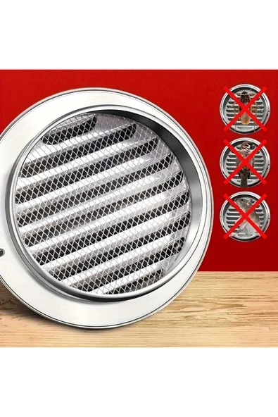 ÇELİK MENFEZ Baca Menfezi PASLANMAZ Q 100 - Resim 4