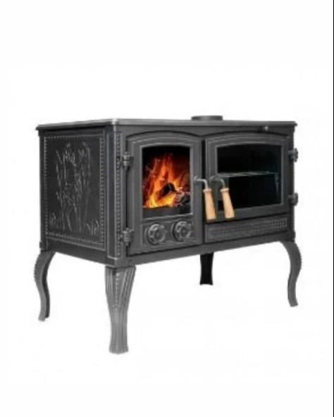 Reyo Stove Ayder Fırınlı Kuzineli Döküm Şömine Soba - Resim 4