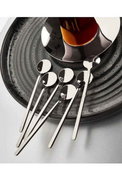 Pinkev 6 Adet Paslanmaz Çelik Kararmaz Çay Kaşığı ürün görseli