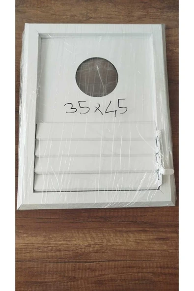 ÇELİK MENFEZ Delikli Tasarım, Etkili Havalandırma 35X45 ALUMINYUM BEYAZ - Resim 3