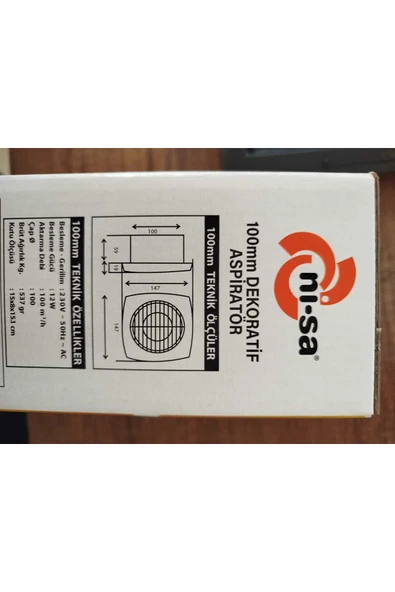 Home PLASTİK BANYO MENFEZİ FANLI ARKADAN 35*37 MAT SİYAH - Resim 2