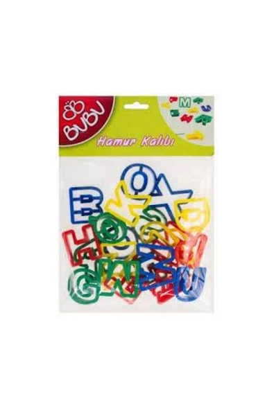Bubu Harf Oyun Hamuru Kalıbı 26 Parça 00045 ürün görseli 1